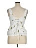 Vanessa Virginia White Sleeveless Top Size 16 - photo 2