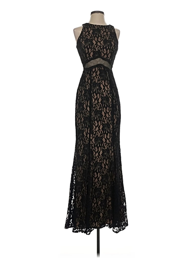 Pre-owned Xscape Cocktail Dress In Black