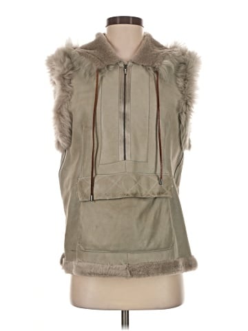 Tory Burch Faux Fur Vest (view 1)