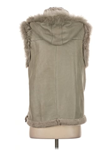 Tory Burch Faux Fur Vest (view 2)