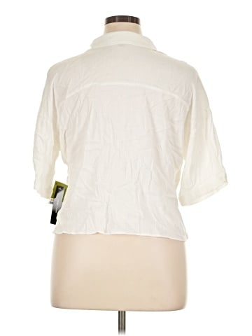 Moa Moa 3/4 Sleeve Button-Down Shirt (view 2)