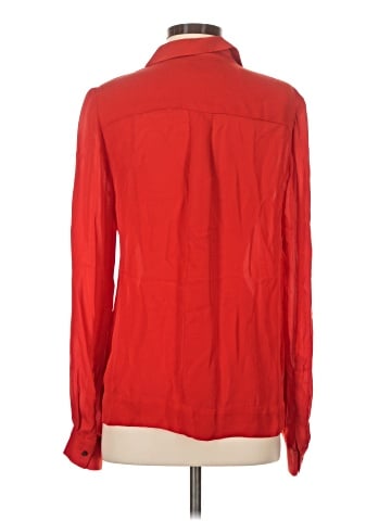 A.L.C. Long Sleeve Silk Top (view 2)