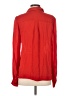 A.L.C. 100% Silk Red Long Sleeve Silk Top Size XS - photo 2