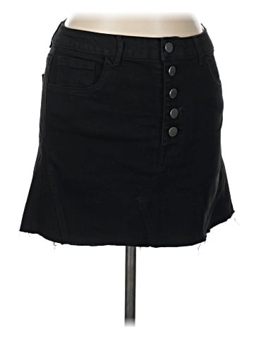 Black Label by Chico's Denim Skirt (view 1)