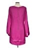 Cache 100% Polyester Solid Purple Cocktail Dress Size 10 - photo 2