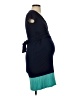Seraphine Color Block Teal Casual Dress Size 2 Maternity - photo 4