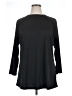 Sporti 100% Polyester Black 3/4 Sleeve Top Size XL - photo 1
