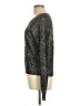 Charlotte Tarantola Metallic Gray Pullover Sweater Size L - photo 5