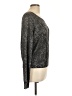 Charlotte Tarantola Metallic Gray Pullover Sweater Size L - photo 4