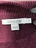 Chico's Burgundy Turtleneck Sweater Size L - photo 7