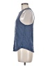 Splendid Blue Sleeveless Top Size M - photo 5