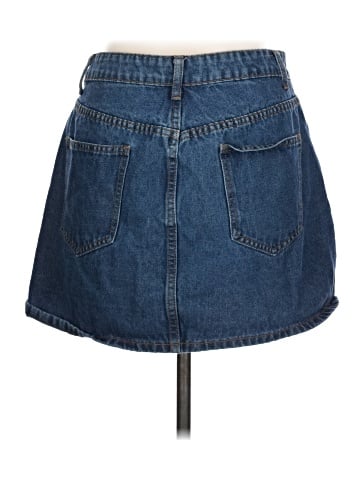 Shein Curve Denim Skirt (view 2)