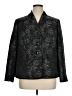 Le Suit Separates 100% Polyester Paisley Black Blazer Size 16 - photo 1