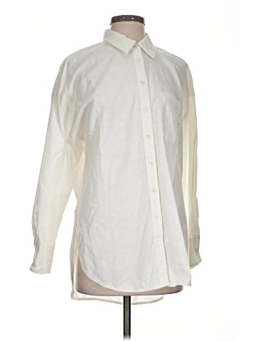 Maeve Long Sleeve Button-Down Shirt (view 1)