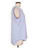 Anne Klein 100% Polyester Purple Sleeveless Blouse Size L - photo 4