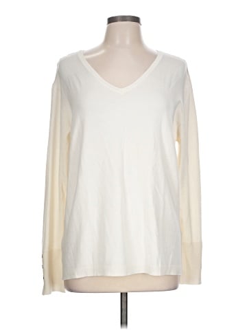 JM Collection Long Sleeve Top (view 1)