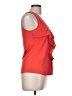Deletta Orange Sleeveless Blouse Size M - photo 4
