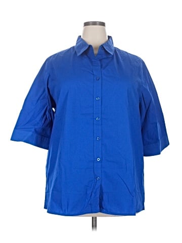 American Sweetheart 3/4 Sleeve Button-Down Shirt (view 1)