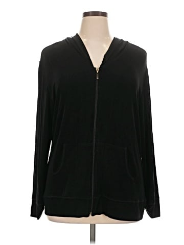 Travelers by Chico's Zip Up Hoodie (view 1)