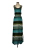 Matty M Chevron-herringbone Teal Casual Dress Size S - photo 1