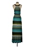 Matty M Chevron-herringbone Teal Casual Dress Size S - photo 2
