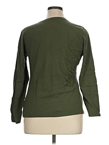 Hanes 3/4 Sleeve T-Shirt (view 2)