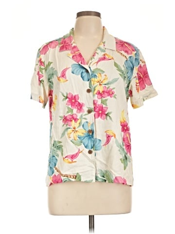Caribbean Joe Short Sleeve Blouse (view 1)