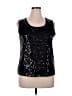 George 100% Polyester Black Sleeveless Top Size XL - photo 1
