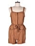 Habitual Solid Brown Romper Size Lg (3) - photo 1
