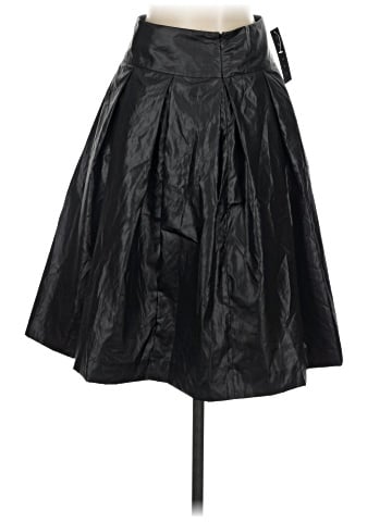 Theory Faux Leather Skirt (view 2)