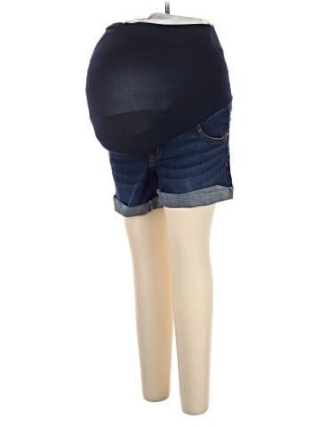 Indigo Blue Denim Shorts (view 1)