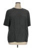 Rena Rowan 100% Polyester Black Short Sleeve Top Size 16 - photo 1