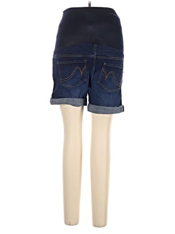 Indigo Blue Denim Shorts (view 2)