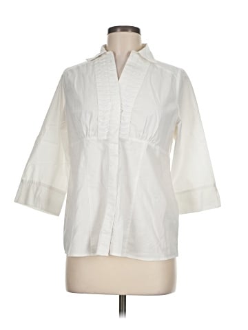 Studio Works 3/4 Sleeve Button-Down Shirt (view 1)