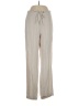 Per Se Chevron-herringbone Gray Linen Pants Size S - photo 1