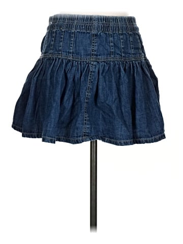 We the Free Denim Skirt (view 2)