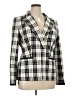 Tommy Hilfiger Plaid Ivory Blazer Size 16 - photo 1