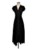 IMAN Solid Black Casual Dress Size S - photo 1