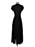 IMAN Solid Black Casual Dress Size S - photo 2