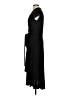 IMAN Solid Black Casual Dress Size S - photo 5