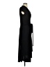 IMAN Solid Black Casual Dress Size S - photo 4