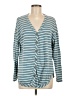 Natural Reflections Teal Long Sleeve Blouse Size M - photo 1