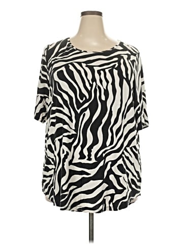 Lane Bryant 3/4 Sleeve T-Shirt (view 1)
