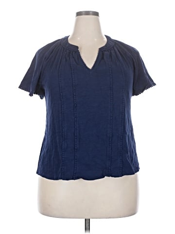 Lands' End Short Sleeve Blouse (view 1)