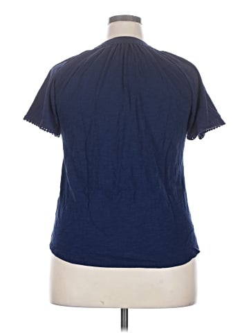 Lands' End Short Sleeve Blouse (view 2)