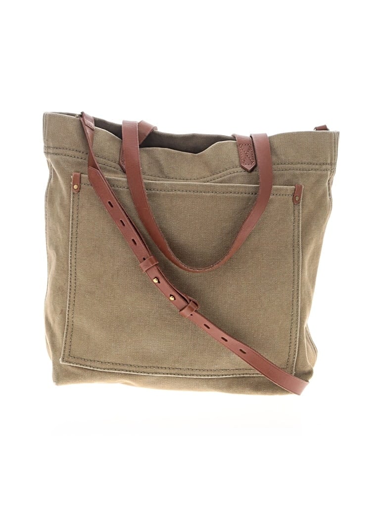 Pre-owned Madewell Tote Bag In Tan
