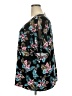 Como Blu Floral Black Short Sleeve T-Shirt Size 3X - photo 5