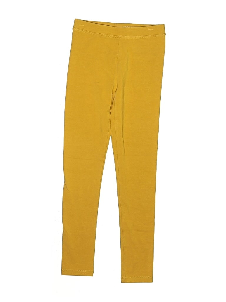 Pre-owned Crewcuts Kids' Active Pants In Yellow