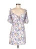 Bebop Floral Blue Cocktail Dress Size M - photo 1