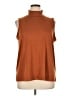 North Style Brown Short Sleeve Turtleneck Size 1X - photo 1